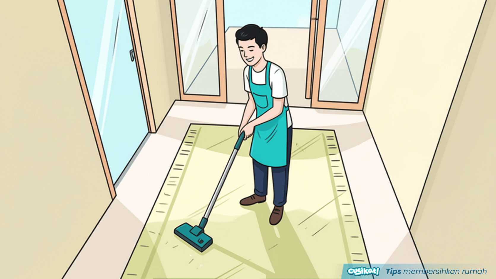 Rapikan Area Pintu Masuk