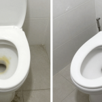 Perbedaan cleaning toilet biasa dan deep cleaning.