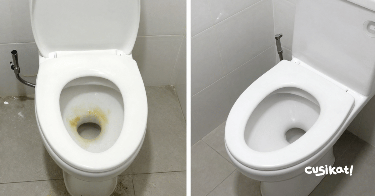 Perbedaan cleaning toilet biasa dan deep cleaning.